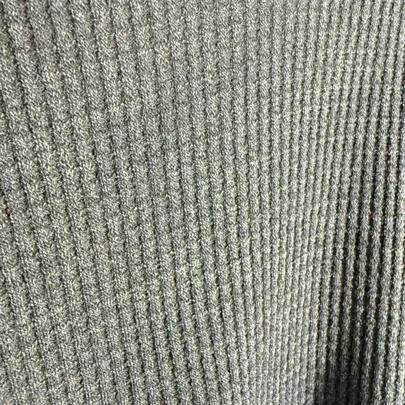 We The Free Buttercup Waffle Knit Pullover Womens S Black Cotton Blend V Neck - Picture 8 of 14